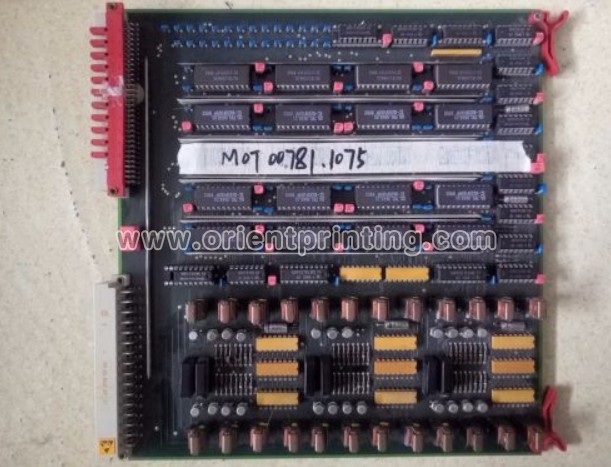 Circuit Board MOT HDM-00.781.1075 For Heidelberg Printing Press