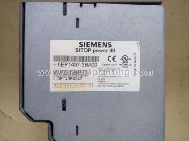 Power Supply Siemens 6ep1437-3ba00 For Heidelberg Printing Press