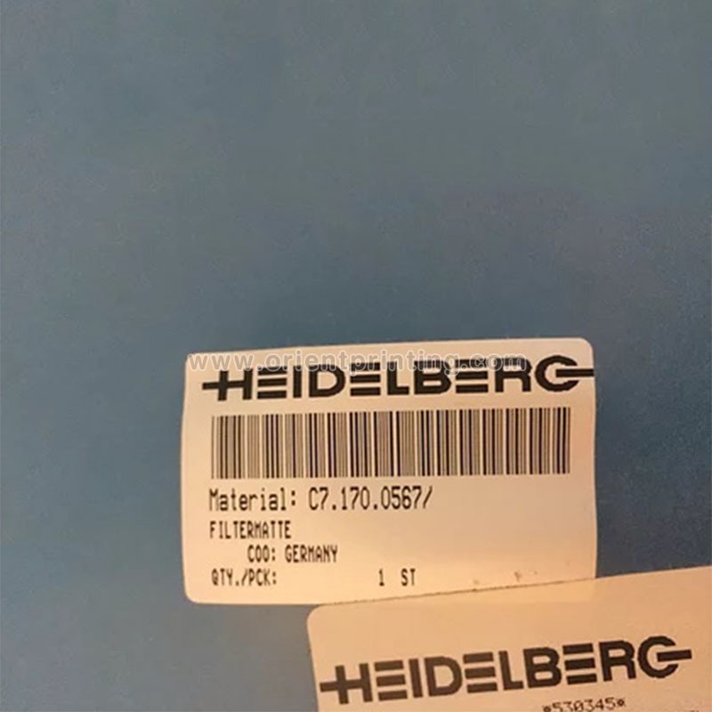 Heidelberg Dryer Filter Mat  C7.170.0576
