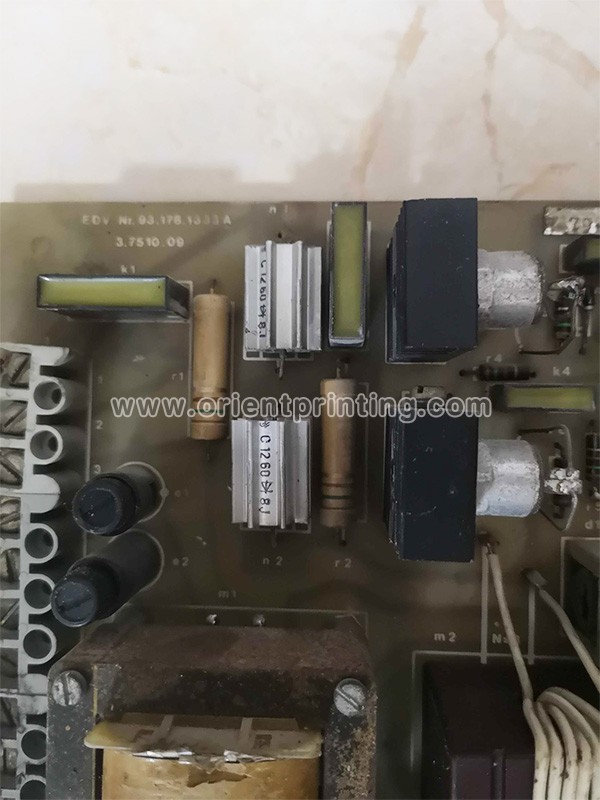 93.178.1333 Dampening Motor Control Circuit Board For Heidelberg Machine