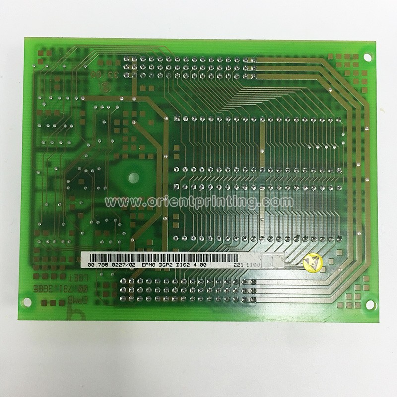 00.785.0227 EPM8 DGP2 Circuit Board For Heidelberg Machine